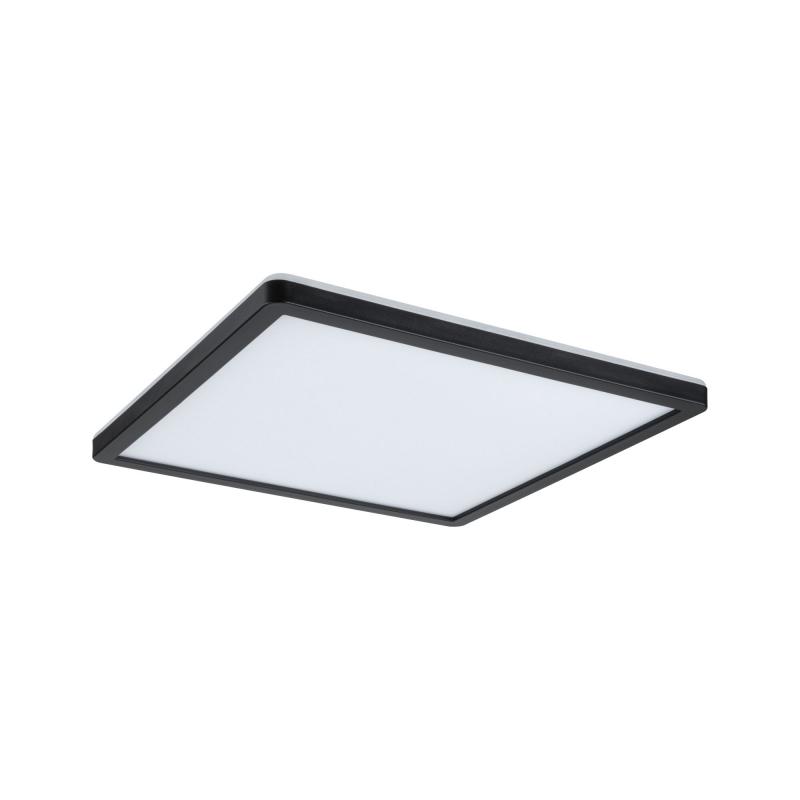 Paulmann Atria Shine LED-Panel 16W 1600 lm 3000K warmweiß nicht dimmbar 293 x 293 mm schwarz