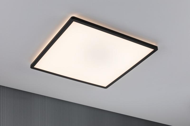 Paulmann 71002 Ultra flache eckige Deckenleuchte Atria Shine Backlight Technik 42cm