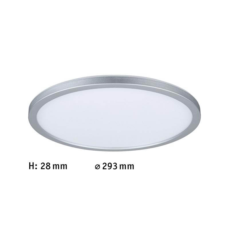 Paulmann 71005 LED Panel Atria Shine Backlight rund modern neutralweiß Chrom matt