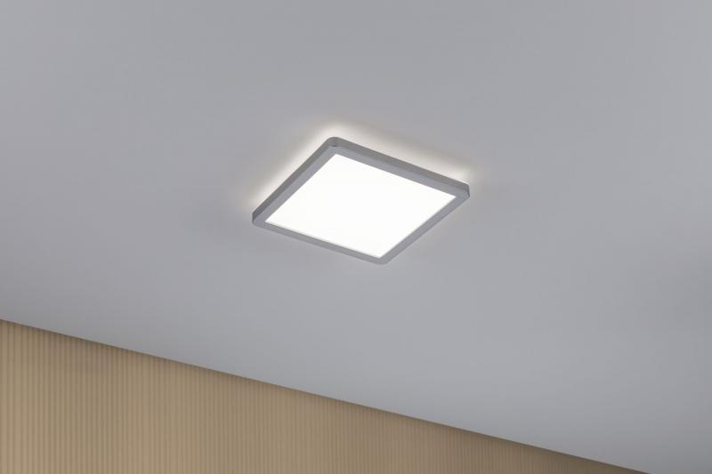 Paulmann 71007 LED Panel Atria Shine Backlight eckig 190x190mm modern neutralweiß Chrom matt