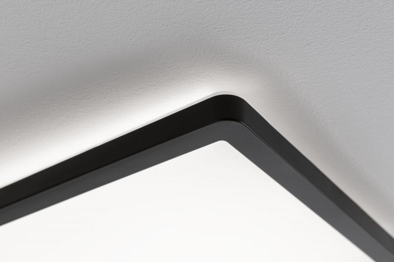 Paulmann 71015 LED Panel Atria Shine Backlight eckig 293x293mm modern neutralweiß Schwarz