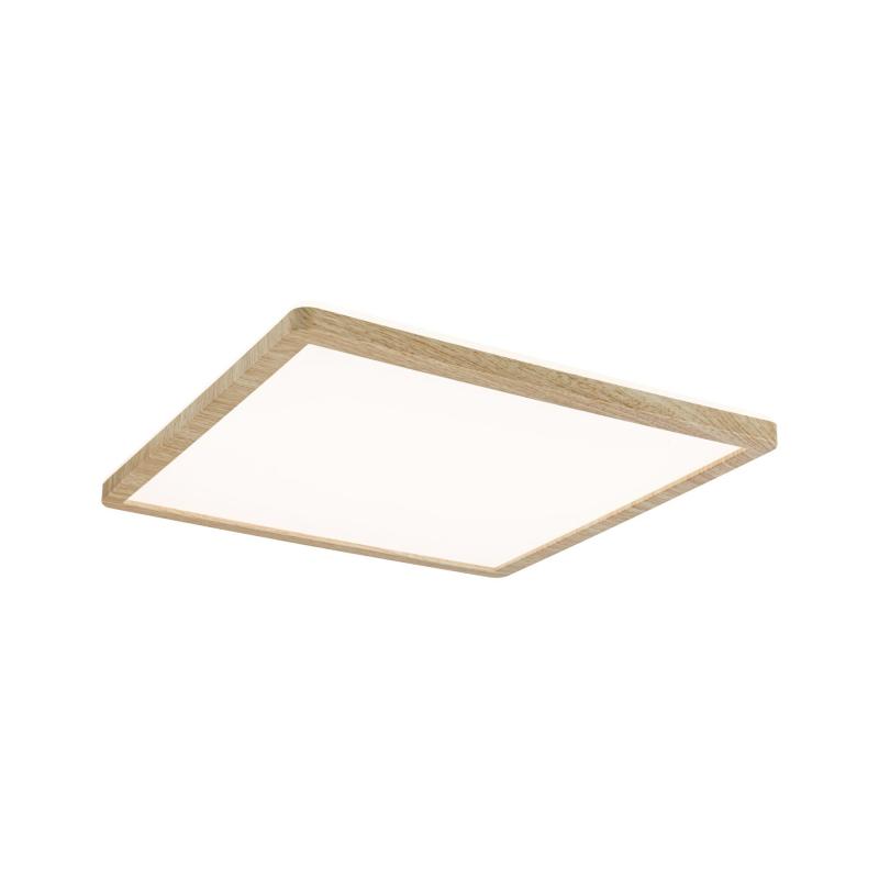 Paulmann 71030 LED Panel Atria Shine Backlight IP44 eckig 293x293mm 16W 1600lm 3000K Holzoptik