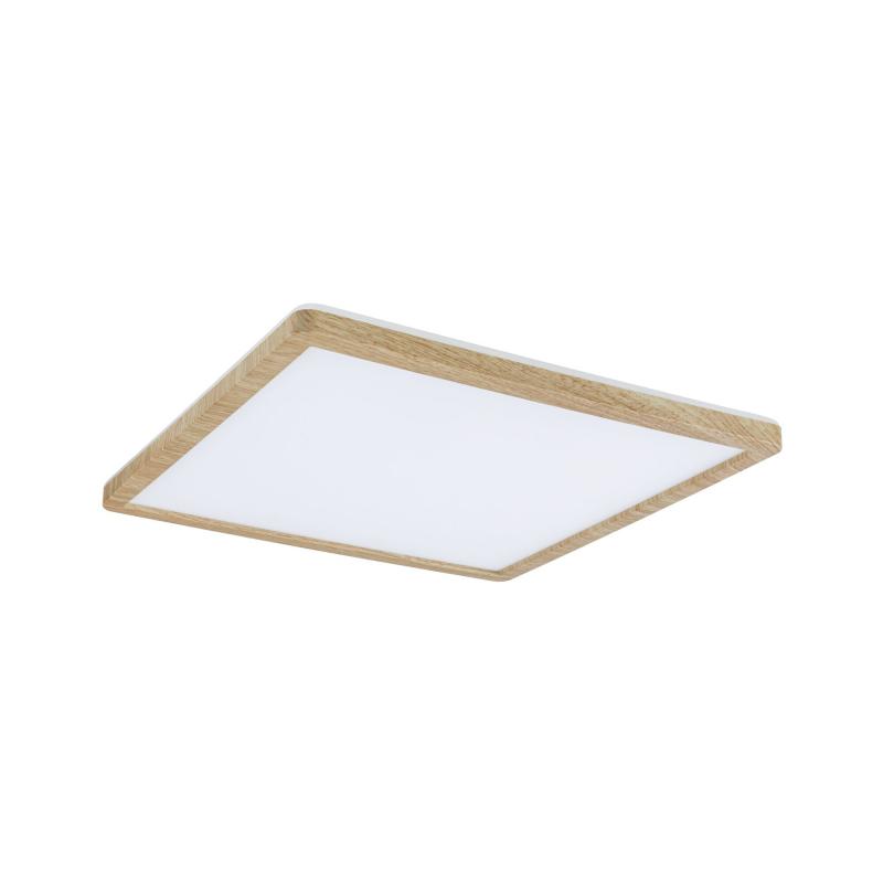 Paulmann 71030 LED Panel Atria Shine Backlight IP44 eckig 293x293mm 16W 1600lm 3000K Holzoptik