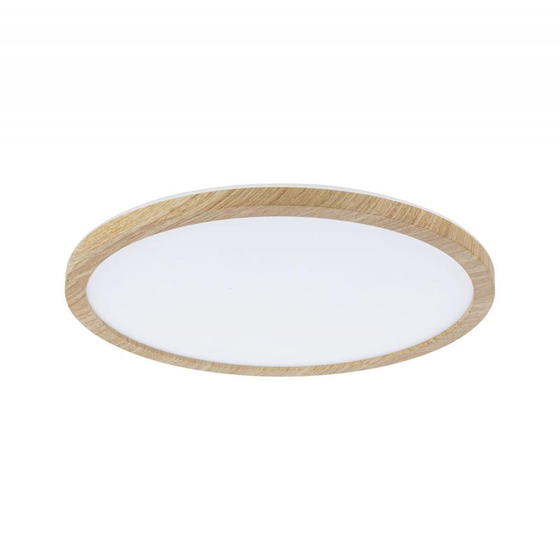 Paulmann 71033 LED Panel Atria Shine Backlight IP44 rund 293mm 16W 1600lm 4000K Holzoptik