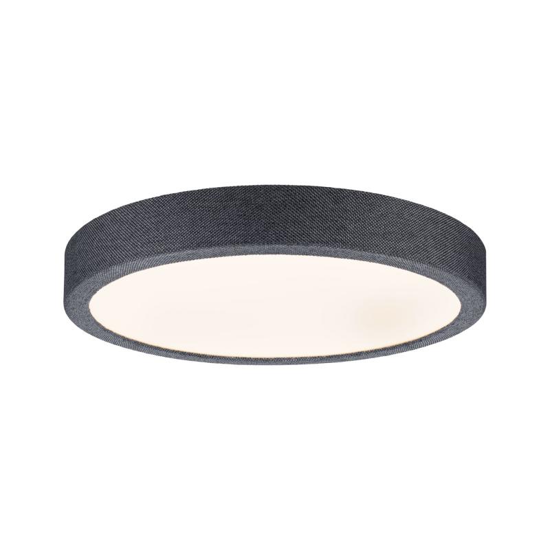 Paulmann 71053 LED Panel Cosara IP44 rund 300mm 15W 1300lm 3000K Dunkelgrau
