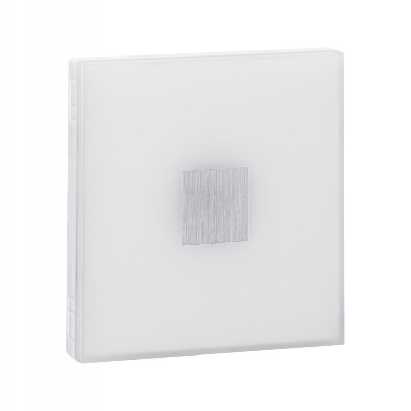 Paulmann 78401 2er-Set LumiTiles LED Fliesen Square 100x10mm 0,8W warmweiß Weiß Kunststoff/Aluminium