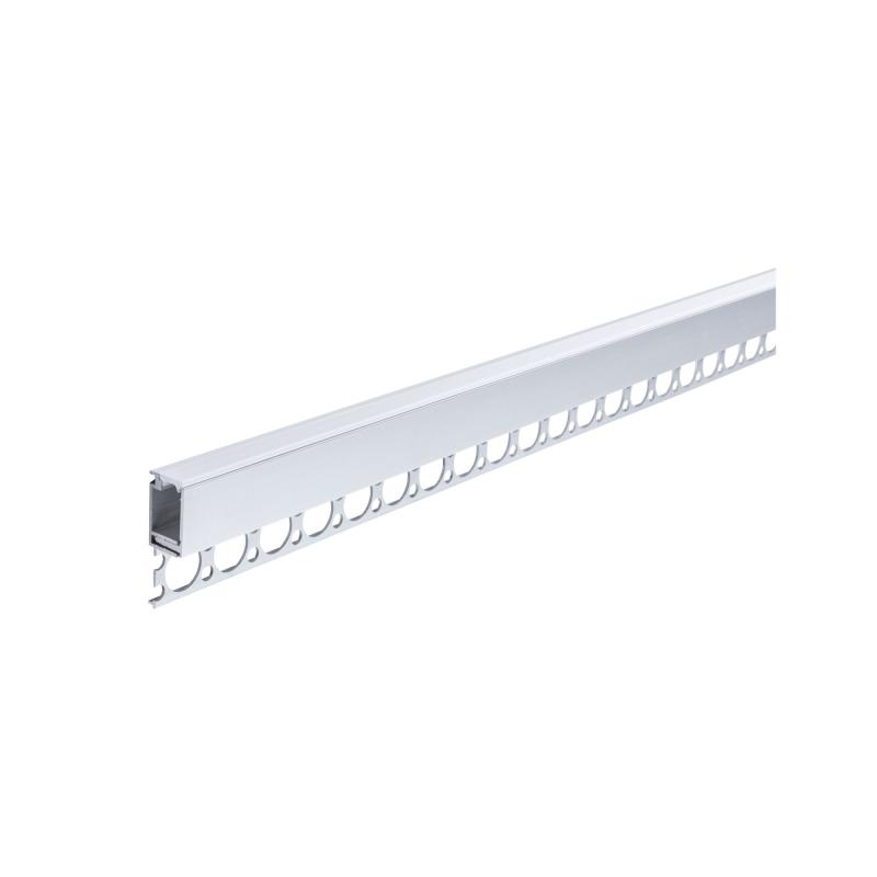 Paulmann 78403 LumiTiles LED Strip Einbauprofil Top modern 2m Alu eloxiert/Satin