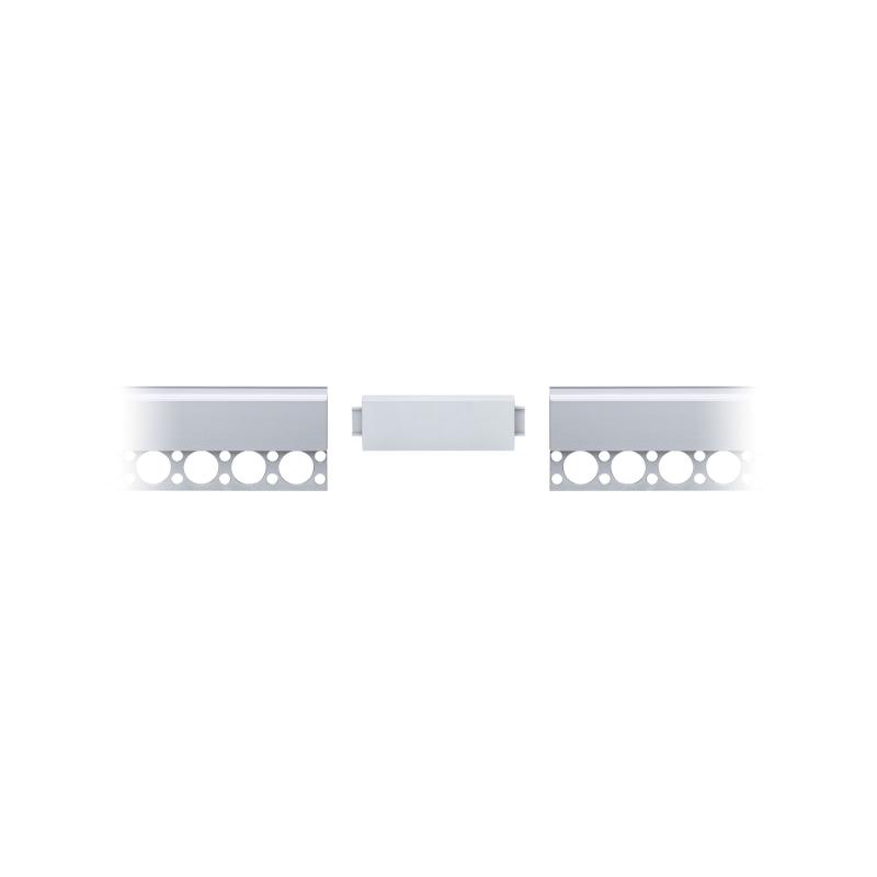 Paulmann 78408 LumiTiles Zubehör Profil Top Abdeckung modern 80x24mm Telegrau