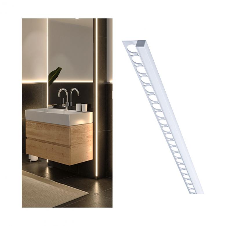 Paulmann 78411 LumiTiles LED Strip Profil Frame 1m Alu eloxiert/Satin