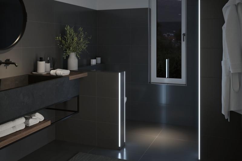 Paulmann 78411 LumiTiles LED Strip Profil Frame 1m Alu eloxiert/Satin