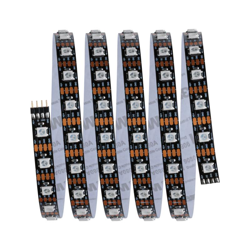 Paulmann 78886 EntertainLED LED Stripe Dynamic Regenbogen Komplettset 1,5m 3W Regenbogen+
