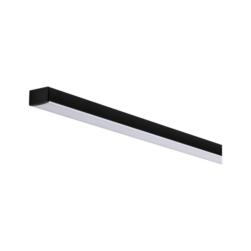 Paulmann 78904 Square Profil mit weißem Diffusor 1m schwarz eloxiert/weiß Alu/Kunststoff