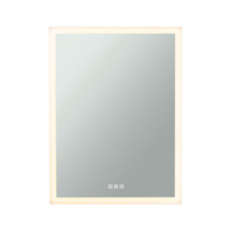 Beheizbarer eckiger LED-Badezimmerspiegel Paulmann 78951 HomeSpa mit WhiteSwitch-Funktion 60x80cm