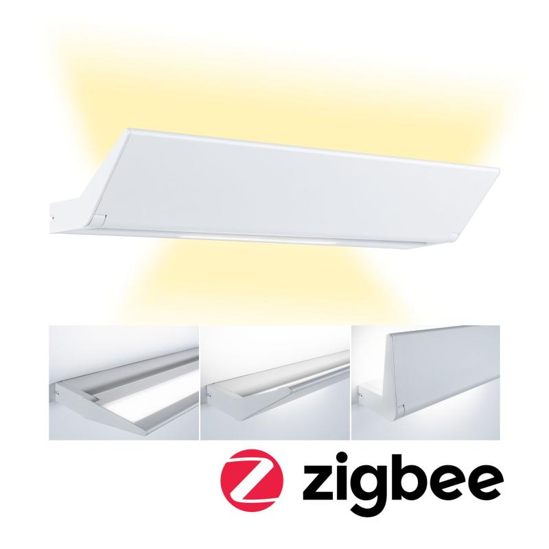 Paulmann 79508 LED Wandleuchte Smart Home Zigbee Ranva Tunable White 13W dimmbar Weiß matt