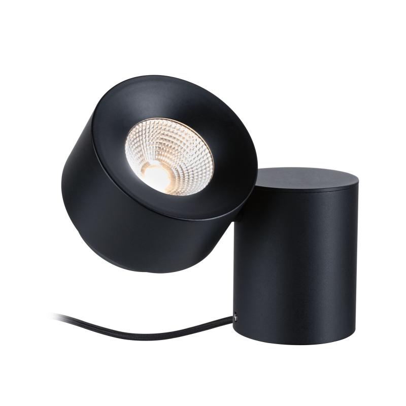 Paulmann 79781 LED Tischleuchte modern Smart Home Zigbee Puric Pane warmweiß 3W Schwarz