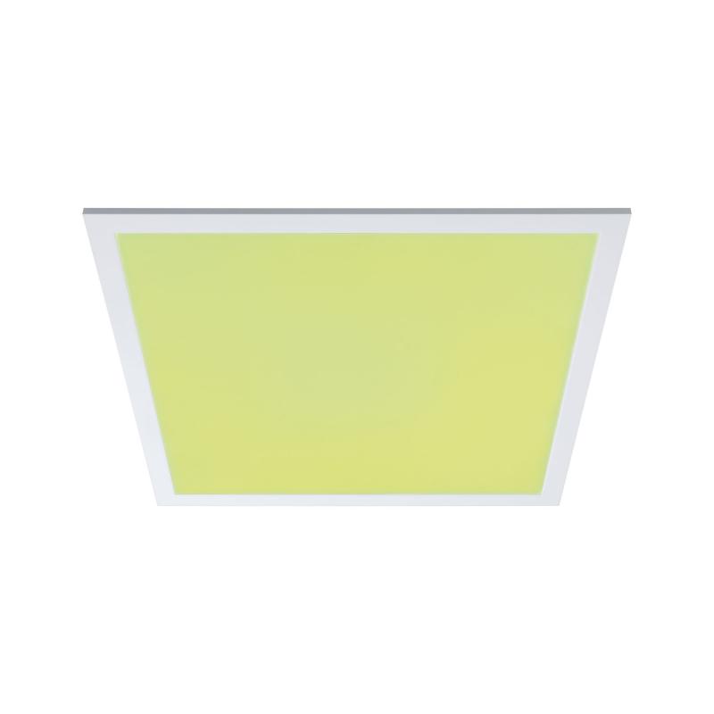 Ultraflaches ZigBee LED-Panel für die Decke Amaris Farbwechsel RGBW 60x60cm Weiß matt 230V Paulmann 79809