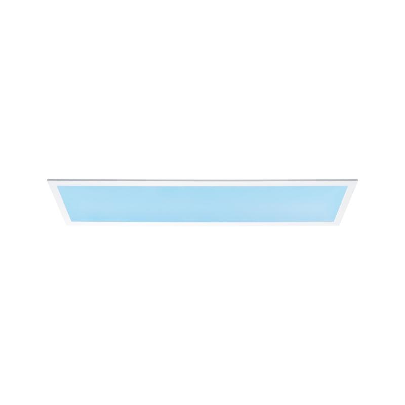 Smart Home ZigBee LED Decken Panel Amaris RGBW 120x30cm Weiß matt Metall Paulmann 79810
