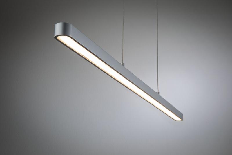 Paulmann 79900 LED Pendelleuchte Lento gemütlich warmweiß 42W Chrom matt dimmbar