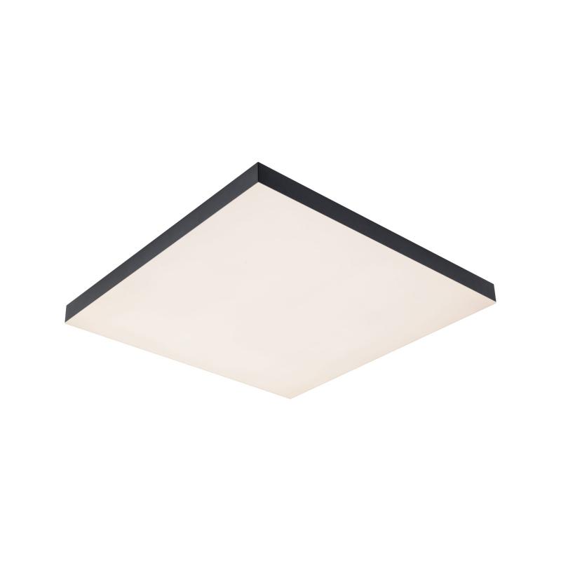 Paulmann 79908 LED Panel Velora Rainbow dynamic Regenbogen/ Weiß eckig 450x450mm kaltweiß Schwarz dimmbar