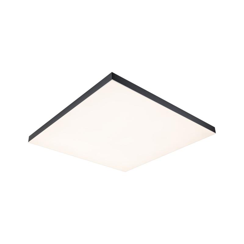 Paulmann 79909 LED Panel Velora Rainbow dynamic Regenbogen/ Weiß eckig 595x595mm kaltweiß Schwarz dimmbar