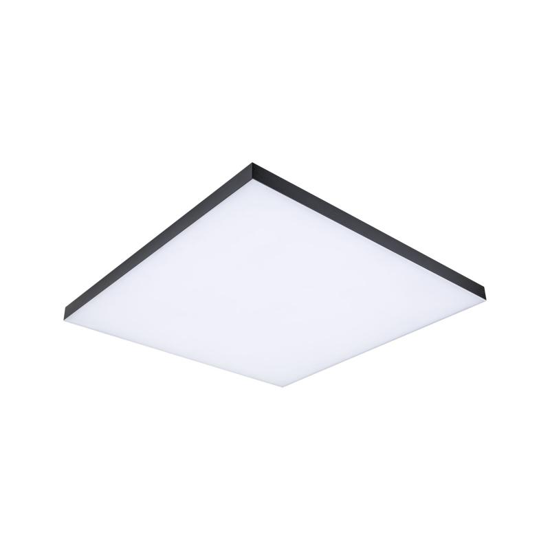 Paulmann 79909 LED Panel Velora Rainbow dynamic Regenbogen/ Weiß eckig 595x595mm kaltweiß Schwarz dimmbar