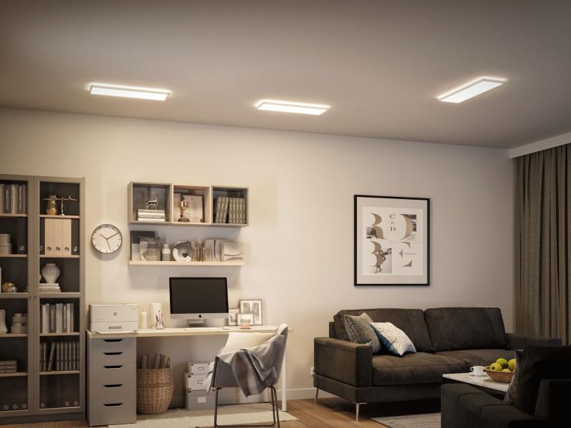 Paulmann 79926 LED Panel Atria Shine Backlight eckig 580x200mm neutralweiß Weiß