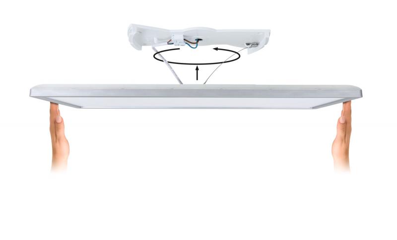 Paulmann 79926 LED Panel Atria Shine Backlight eckig 580x200mm neutralweiß Weiß