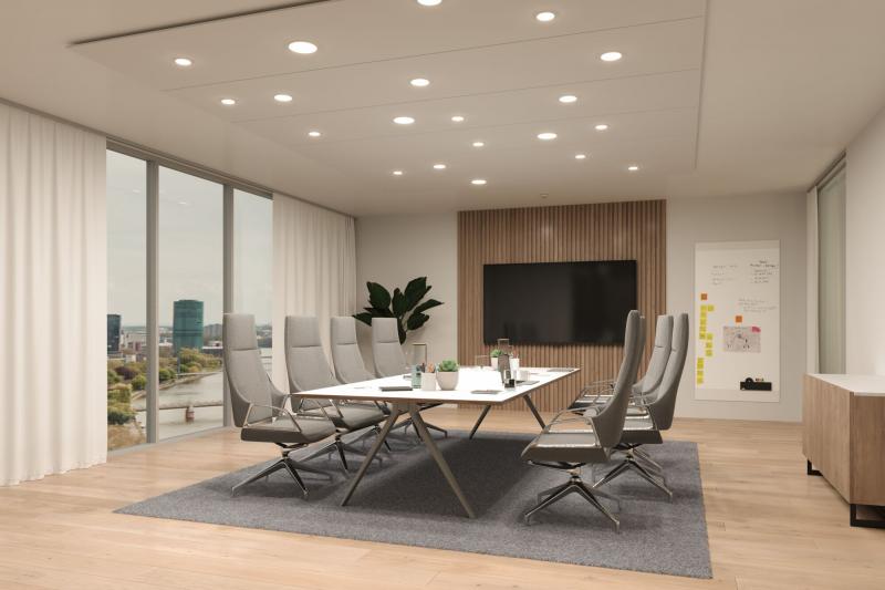 Paulmann 79938 VariFit LED Einbaupanel Veluna Edge schlicht Spritzwasser geschützt rund 90mm warmweiß Weiß