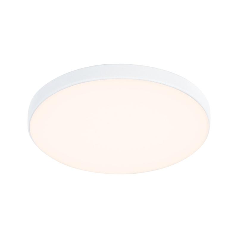Paulmann 79944 VariFit LED Einbaupanel Veluna Edge schlicht Spritzwasser geschützt rund 90mm warmweiß Weiß dimmbar