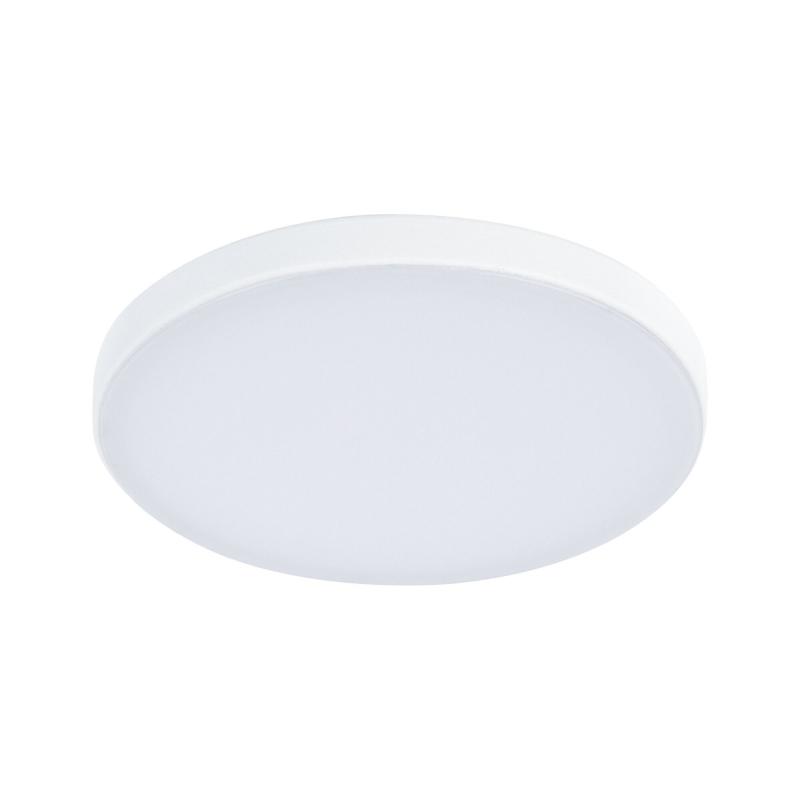 Paulmann 79944 VariFit LED Einbaupanel Veluna Edge schlicht Spritzwasser geschützt rund 90mm warmweiß Weiß dimmbar