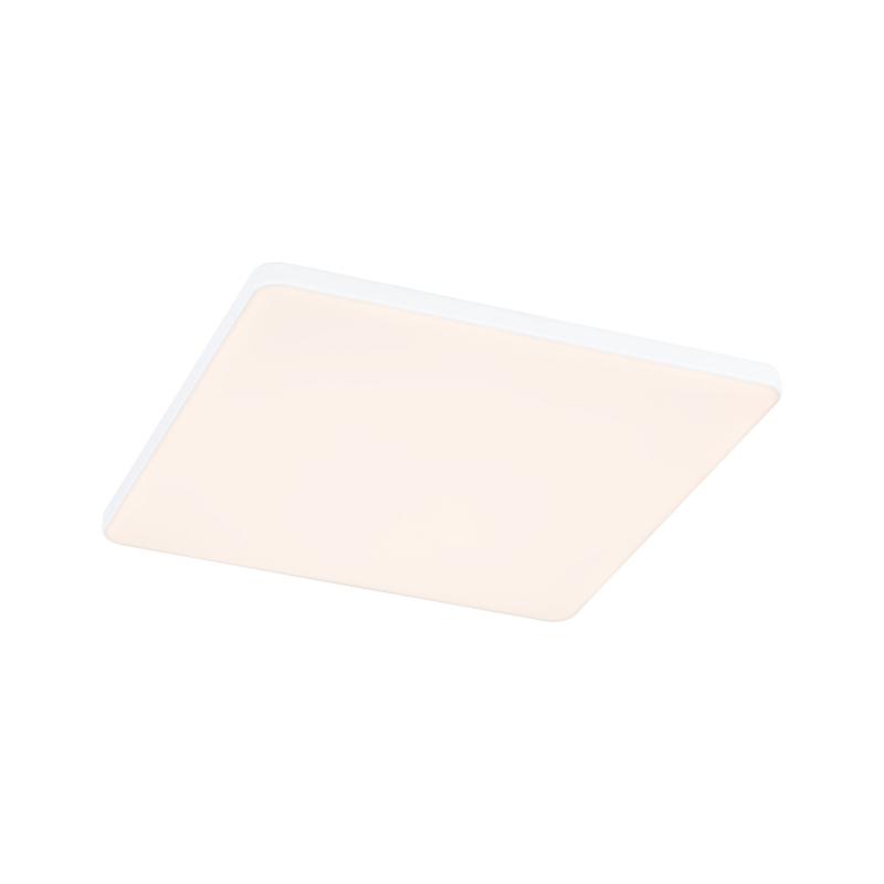 Paulmann 79949 VariFit LED Einbaupanel Veluna Edge schlicht Spritzwasser geschützt eckig 200x200mm warmweiß Weiß dimmbar