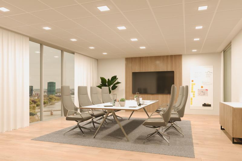 Paulmann 79959 VariFit LED Einbaupanel Smart Home Zigbee Veluna Edge schlicht Spritzwasser geschützt eckig 200x200mm Tunable White Weiß dimmbar