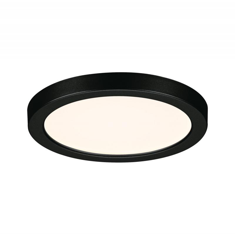 Paulmann 79960 VariFit LED Einbaupanel Areo schlicht Spritzwasser geschützt rund 118mm warmweiß Schwarz