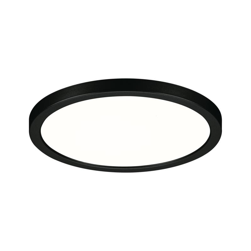 Paulmann 79963 VariFit LED Einbaupanel Areo schlicht Spritzwasser geschützt rund 175mm neutralweiß Schwarz