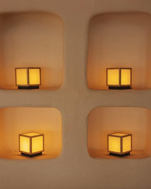 New Garden VEGA LANTERN KABELLOSE TRAGBARE LATERNE Akku Tischleuchte für Innen & Außen IP44