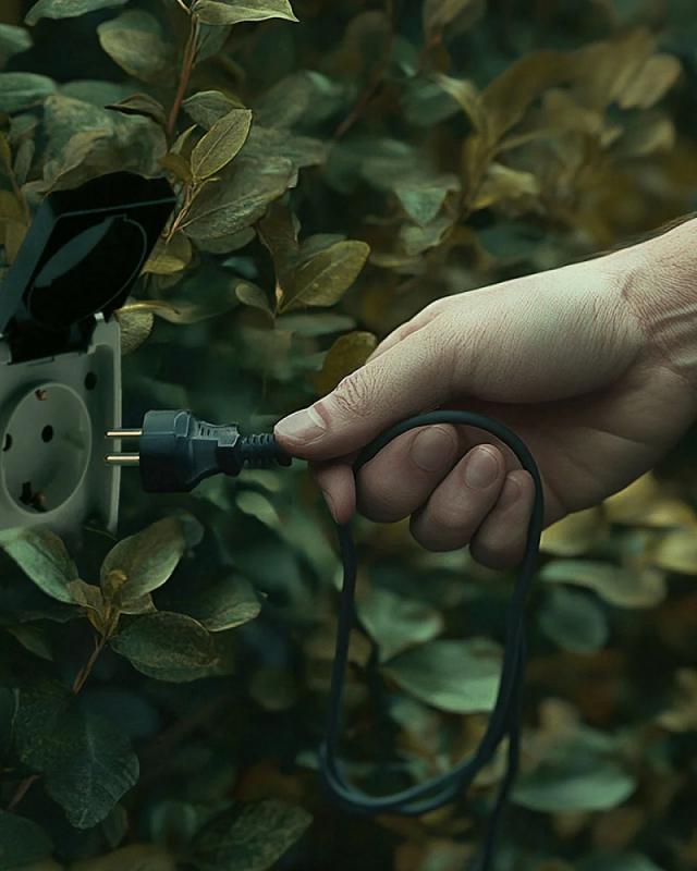 New Garden ARTEIXO 5 m Kabel für den Außenbereich mit E27 Fassung