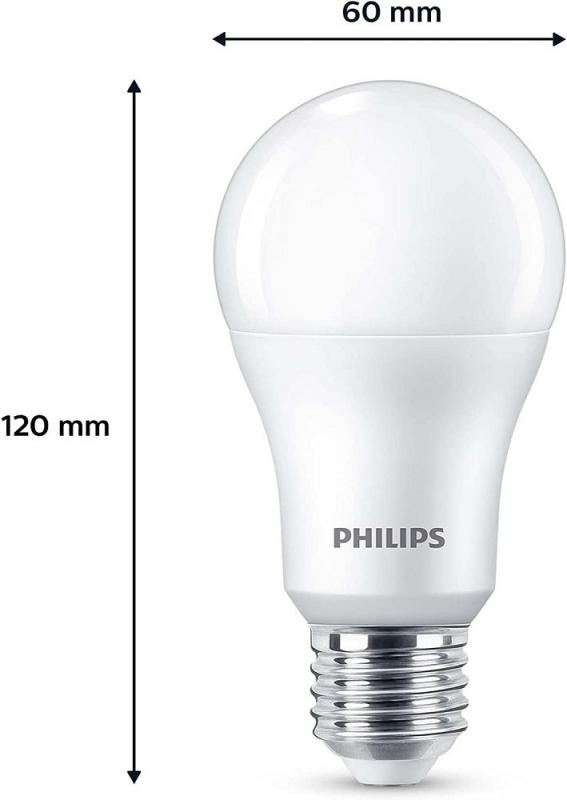 6er Set PHILIPS LED Lampen E27 A67 13W = 100W 1521lm 2700K extra warmweiß matt