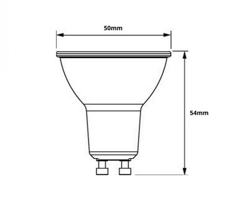 Philips GU10 MASTER LEDspot Value D 2700K warmweißer Reflektor 60° dimmbar 3,7W wie 50W Glas 90Ra
