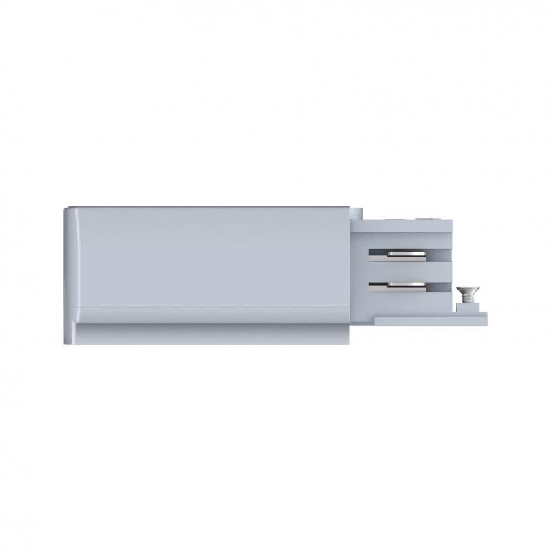 Paulmann 91359 ProRail3 Einspeiser Ende links Silber Metall Kunststoff 3-Phasen