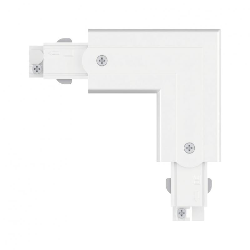 Paulmann 91373 ProRail3 L-Verbinder Erde innen Weiß Metall Kunststoff 3-Phasen