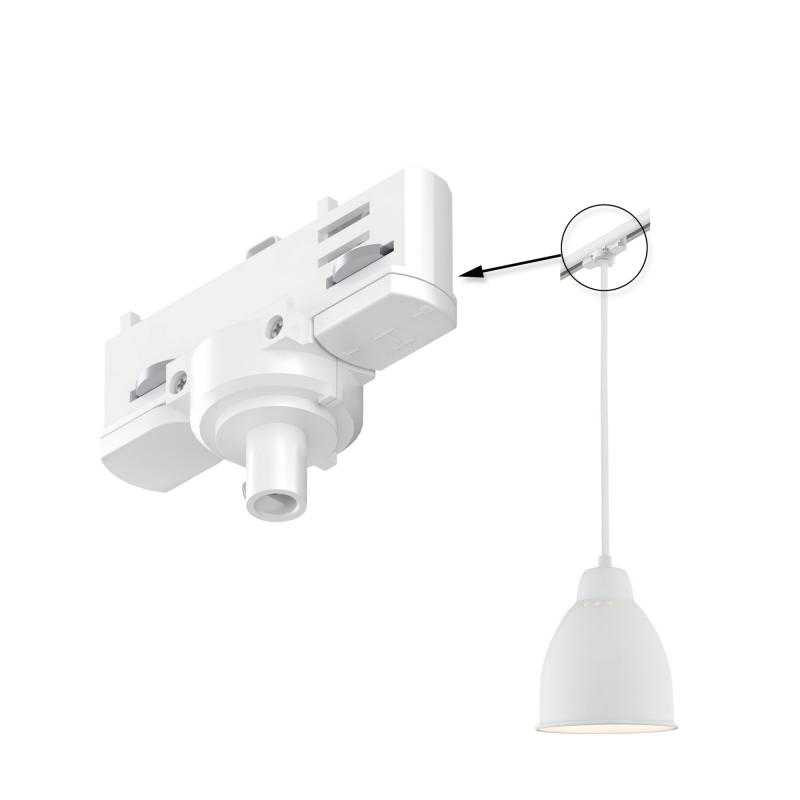 Paulmann 91386 ProRail3 Universal-Pendeladapter Weiß Metall Kunststoff 3-Phasen