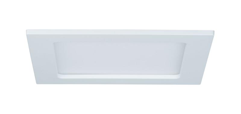 Paulmann 92068 Quality Einbauleuchte Set Panel eckig LED 12W 2700K 165x165mm Weiß