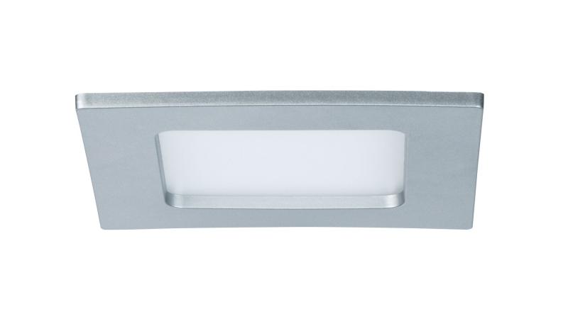 Paulmann 92076 Quality EBL Set Panel eckig LED 1x6W 4000K 230V 115x115mm Chr m/Kunststoff