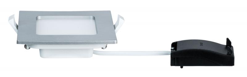 Paulmann 92076 Quality EBL Set Panel eckig LED 1x6W 4000K 230V 115x115mm Chr m/Kunststoff