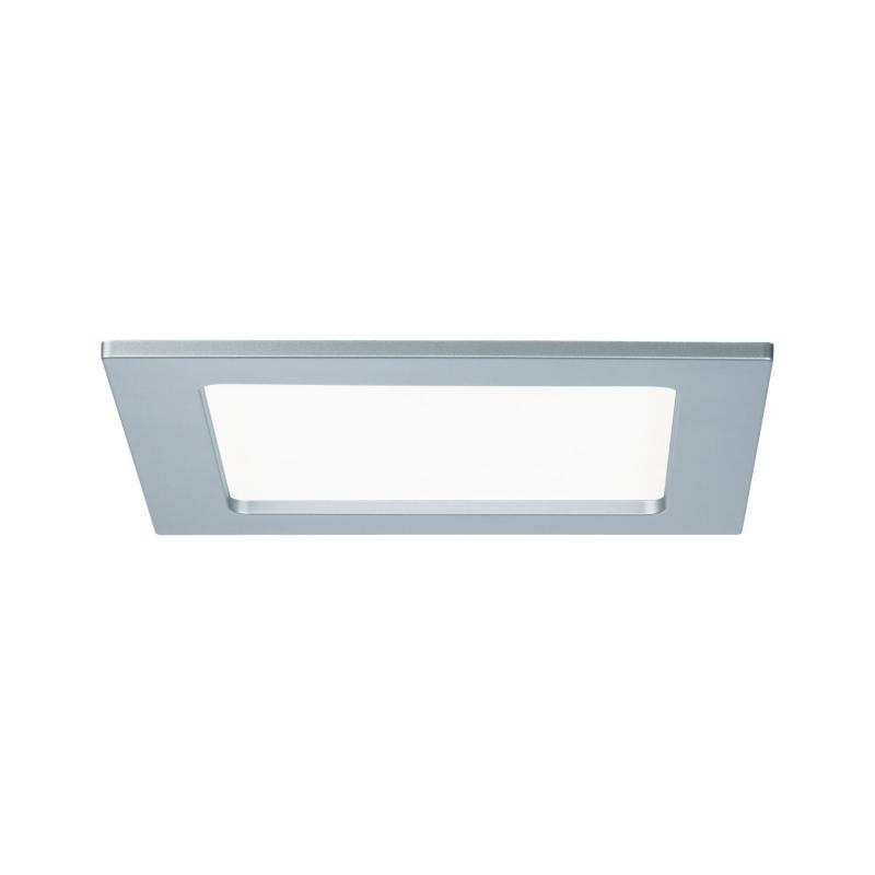 Paulmann 92077 Quality EBL Set Panel eckig LED 1x12W 4000K 230V 165x165mm Chr m/Kunststoff