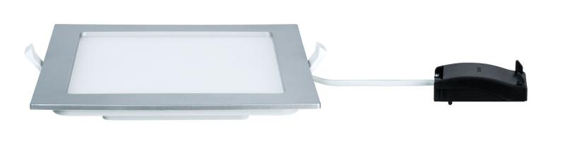 Aktion: Nur noch angezeigter Bestand verfügbar - Paulmann 92078 Quality Einbauleuchte Set Panel eckig LED 1x18W 4000K 230V 220x220mm Chrom Kunststoff