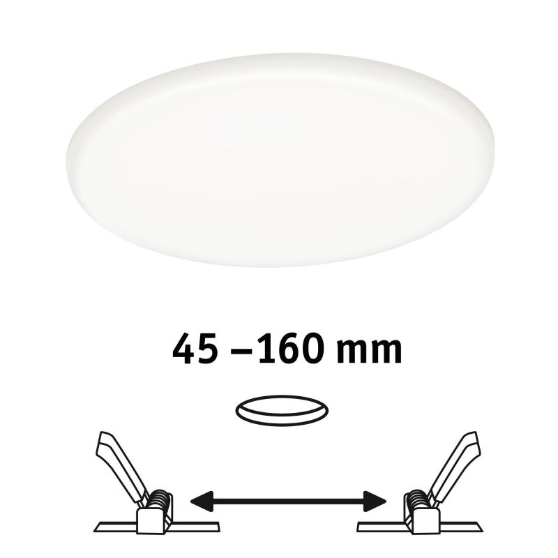 Paulmann 92392 EB Panel Veluna VariFit IP44 17,5W 4000K 185mm Kunststoff