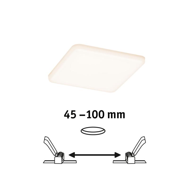 Paulmann 92394 EB Panel Veluna VariFit IP44 8,5W 3000K 125x125mm Kunststoff