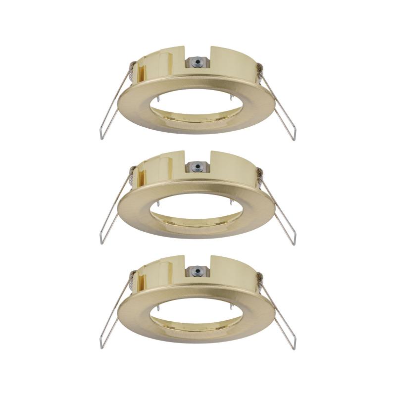 Paulmann 92483 EBL Choose 3er Spot starr max 3x10W 230V 51mm Messing geb Alu