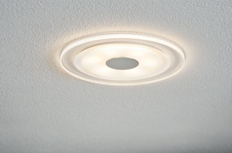 Paulmann 92543 Premium Einbauleuchte Set Whirl rund LED 3x6W 150mm Alu gedreht/Satin